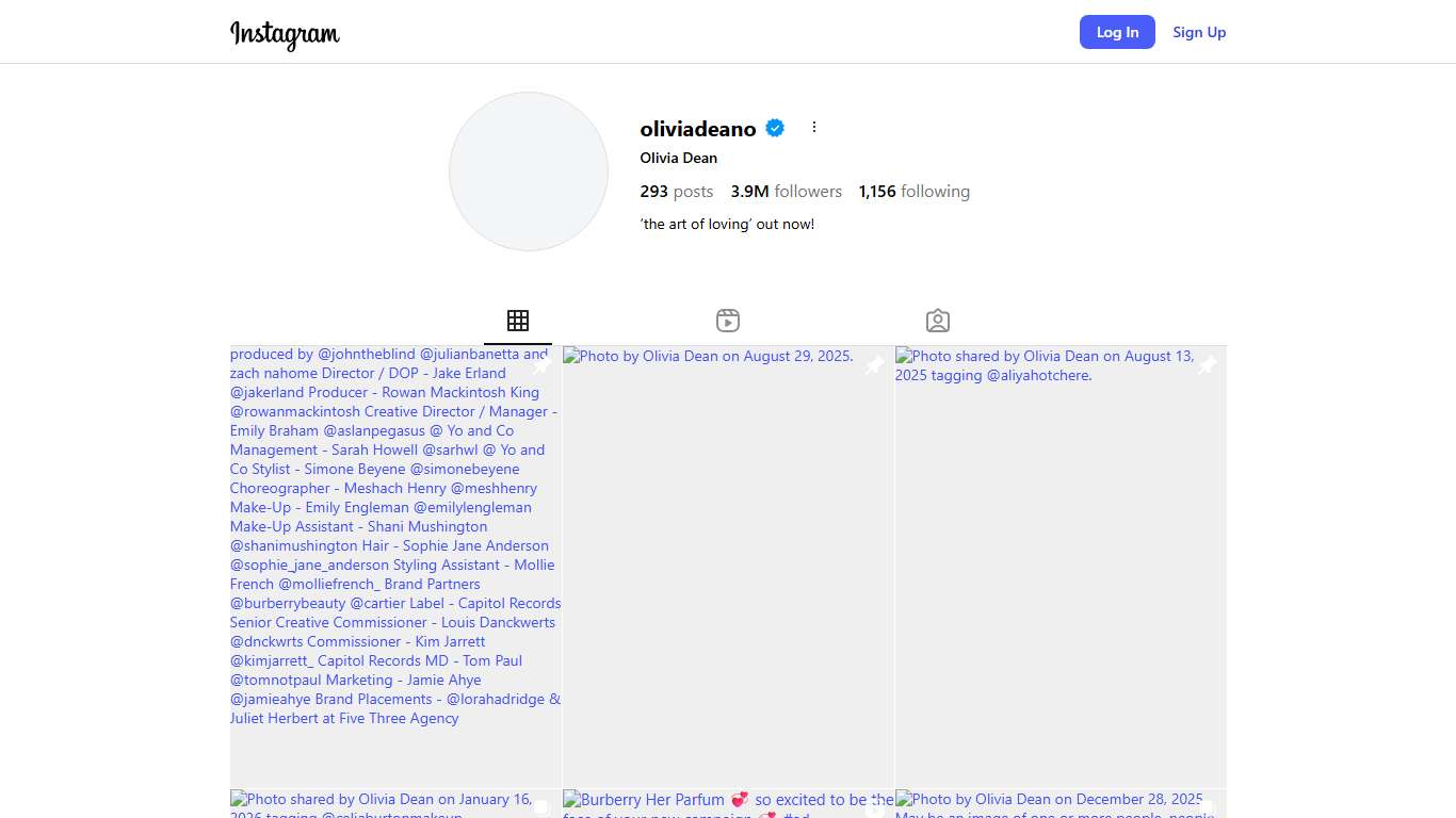 Olivia Dean (@oliviadeano) • Instagram photos and videos